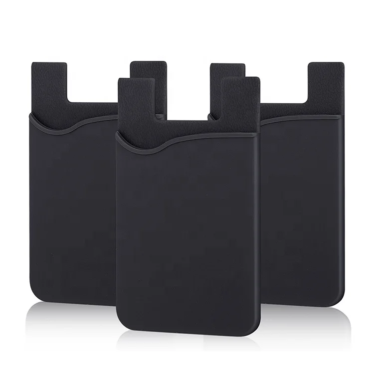 Various Colors Adhesive Silicone Rubber ID Credit Card Holder for Smartphone, Black
Various Colors Adhesive Silicone Rubber ID Credit Card Holder for Smartphone, Black