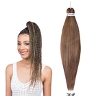 Answer Hair new products Wholesale EZ Braids Temperature Perm Synthetic Hair Straight Synthetic Hair Extensions