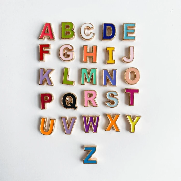 wholesale gold plated colourfull enamel diy alphabet initial letter charm beads for jewelry making, Colorfully
wholesale gold plated colourfull enamel diy alphabet initial letter charm beads for jewelry making, Colorfully