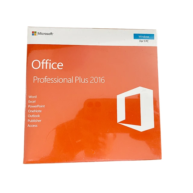 Wholesale Office 2016 Profesional Office 2016 Pro Plus MAK key full package Disc inside
Wholesale Office 2016 Profesional Office 2016 Pro Plus MAK key full package Disc inside