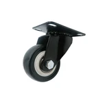 2inch 50mm Black furniture swivel caster universal Castor Multidirectional with not brake lock omnidirectional Wheels