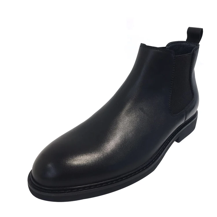Quality ODM Ankle Formal Dress Shoes Classic Black Genuine Leather Men Chelsea Boots, Requirement
Quality ODM Ankle Formal Dress Shoes Classic Black Genuine Leather Men Chelsea Boots, Requirement