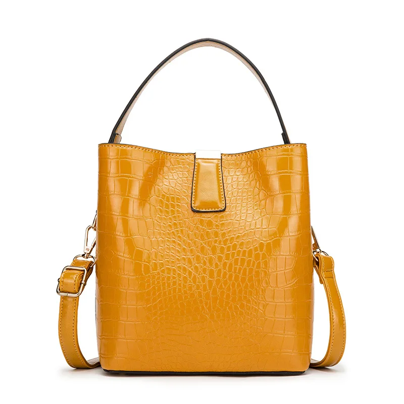 Leather bags fashion ladies purse crocodile luxury women shoulder bag bucket handbag
Leather bags fashion ladies purse crocodile luxury women shoulder bag bucket handbag