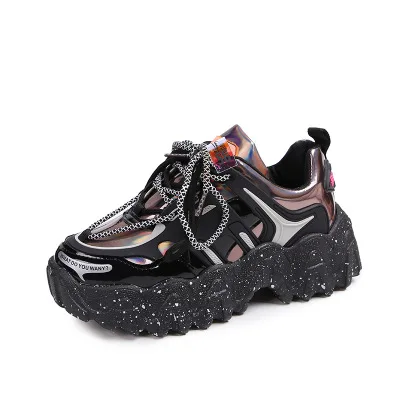 Spring and Autumn 2020 new snow sponge cake thick base versatile ultra - fire leisure sports shoes, As shown in figure
Spring and Autumn 2020 new snow sponge cake thick base versatile ultra - fire leisure sports shoes, As shown in figure