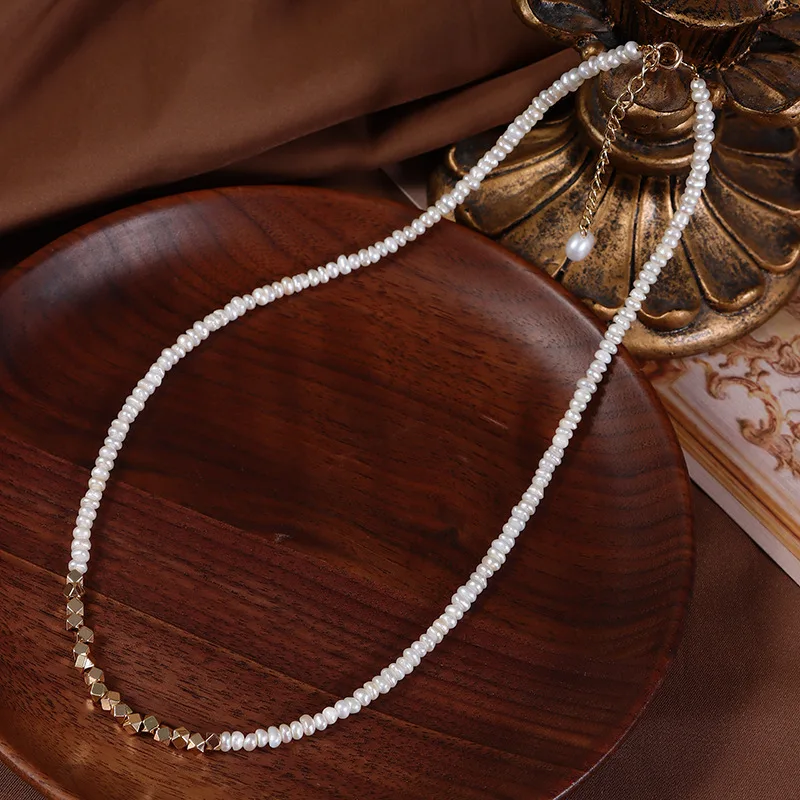 Factory Vintage Elegant Button Pearl Necklace Irregular fittings Gold Plated Pearl Wedding Necklace For Women freshwater pearl
Factory Vintage Elegant Button Pearl Necklace Irregular fittings Gold Plated Pearl Wedding Necklace For Women freshwater pearl