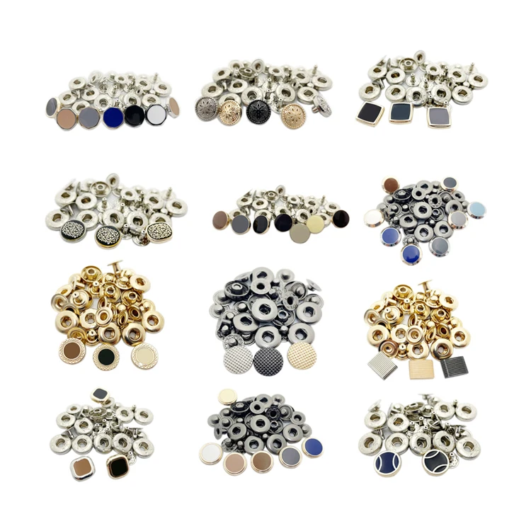 Zinc alloy Custom Logo Metal Clothes Button Jeans Metal Snap Button for Clothing Leather Bag
Zinc alloy Custom Logo Metal Clothes Button Jeans Metal Snap Button for Clothing Leather Bag