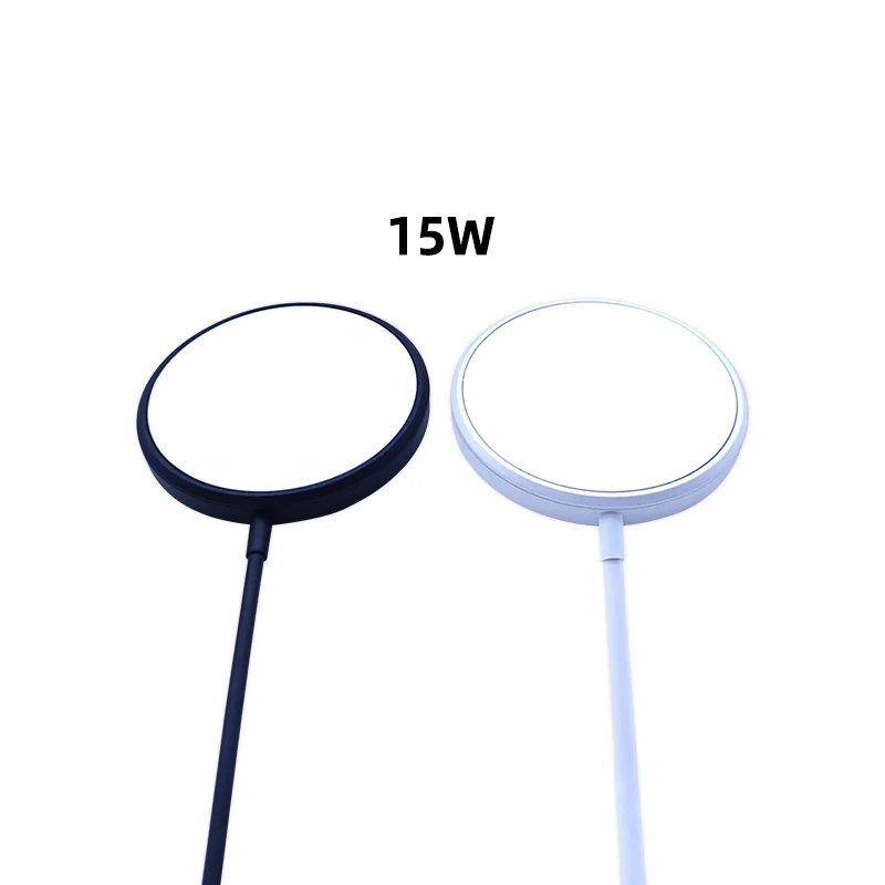 new 15W magsafe Portable usb-c magnetic fast charging pad mobile phone qi cargadores for iphone 12 wireless charger, Black white
new 15W magsafe Portable usb-c magnetic fast charging pad mobile phone qi cargadores for iphone 12 wireless charger, Black white