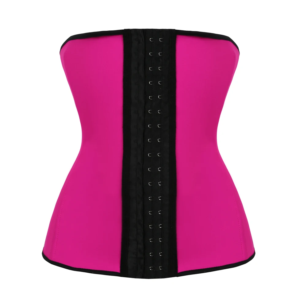 Plus Size Long Torso Women Fitness Corset Slimming Shaper Steel Bones Latex Pink Waist Trainer With Adjustable Hooks
Plus Size Long Torso Women Fitness Corset Slimming Shaper Steel Bones Latex Pink Waist Trainer With Adjustable Hooks