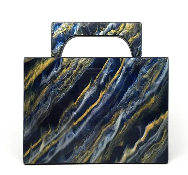 Pearl blue painting color acrylic dinner bag women handbags clutch acrylic evening bag box 2021 beautiful ladies purses, Customized
Pearl blue painting color acrylic dinner bag women handbags clutch acrylic evening bag box 2021 beautiful ladies purses, Customized