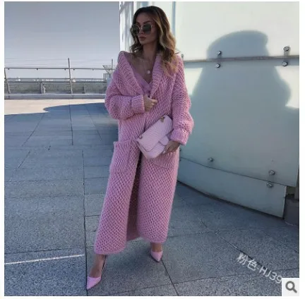 Winter Trendy Plus Size Plain Ladies Long Cardigan Sweater Coat Kitted Jacket With Side Pockets
Winter Trendy Plus Size Plain Ladies Long Cardigan Sweater Coat Kitted Jacket With Side Pockets