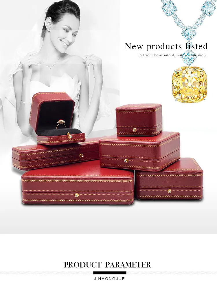 boxes  item name luxury leather jewelry box with logo ring boxes