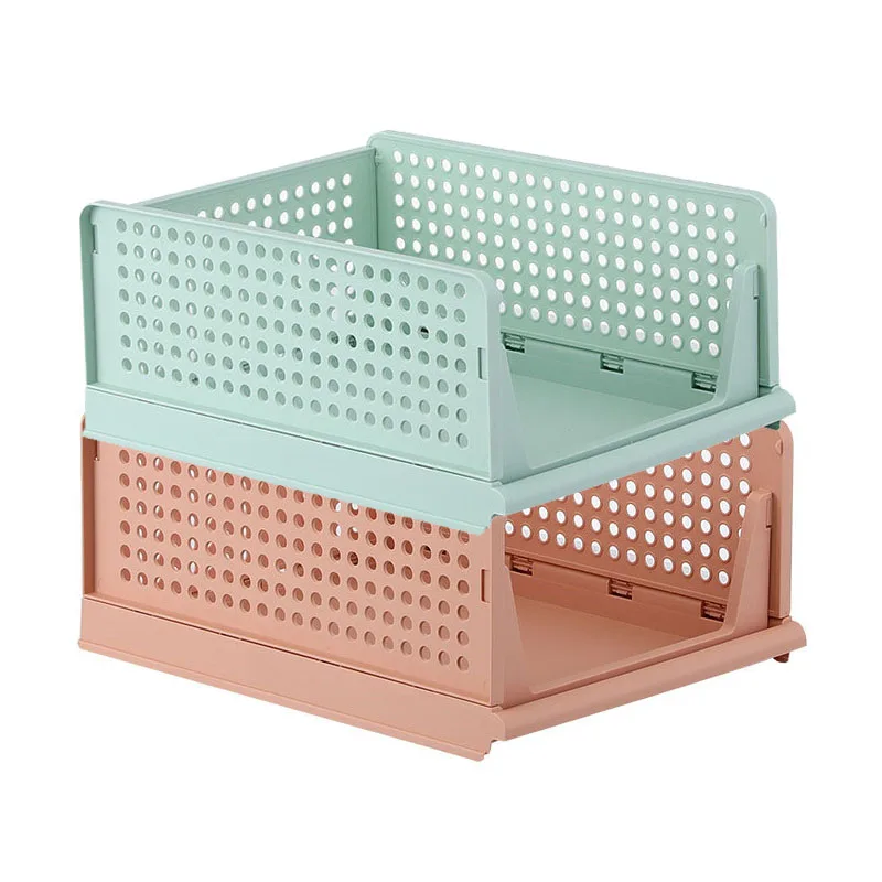 Folding Plastic Stackable Drawers for Underwear