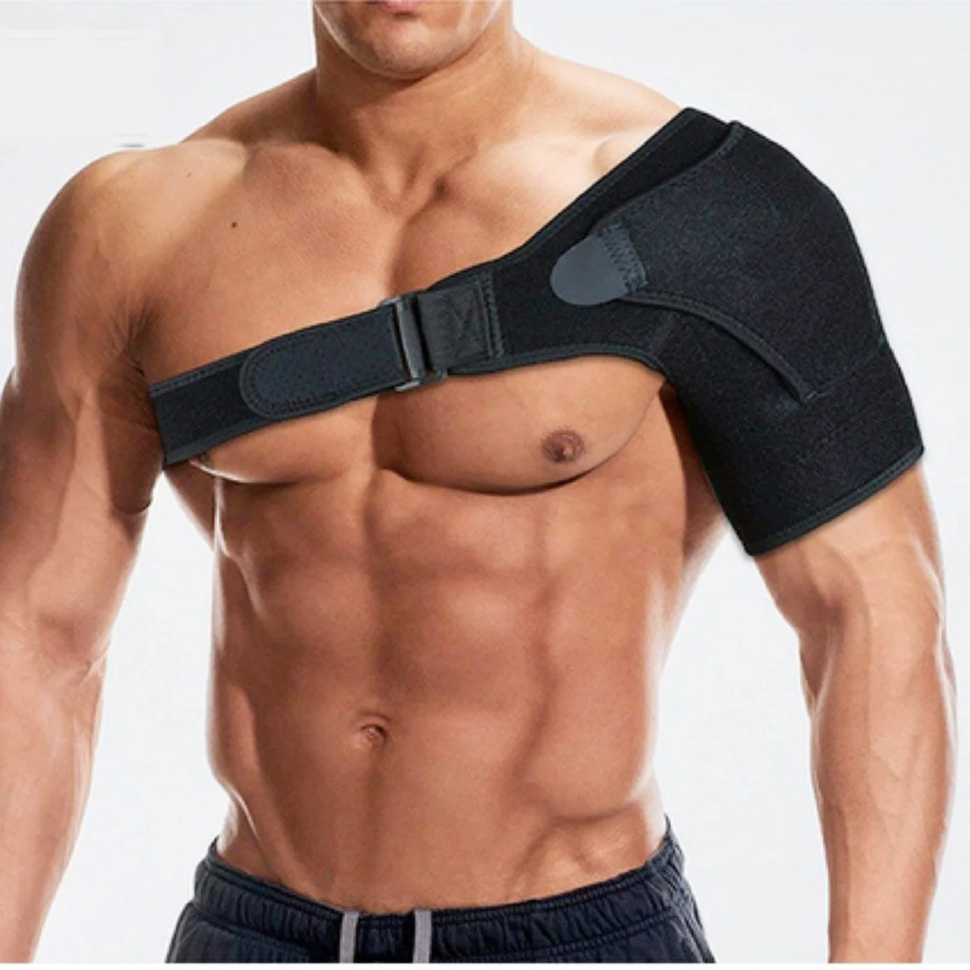 Custom Adjustable Right Left Shoulder Support Brace Sports Basketball Fitness Shoulder Protector for Sports Safety, Black
Custom Adjustable Right Left Shoulder Support Brace Sports Basketball Fitness Shoulder Protector for Sports Safety, Black
