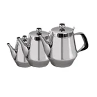 Pom handle antique teapots stainless steel tea settle with metal lids Drinkware for tea or coffee