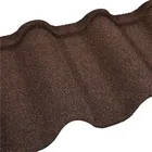 1265*420mm Natural color galvanized corrugated sheet roman stone coated steel roofing tile