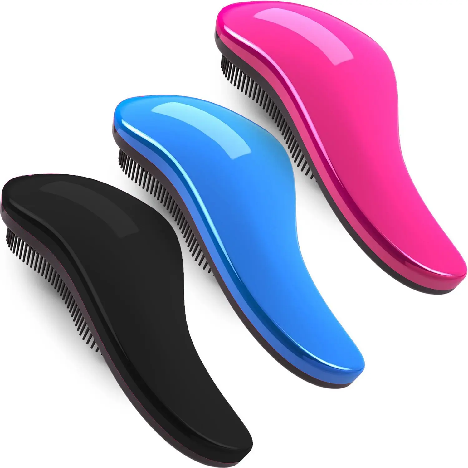 Portable No Knots Massage Plastic Custom Logo Small Detangler Detangling Hair Brush for All Hair Types
Portable No Knots Massage Plastic Custom Logo Small Detangler Detangling Hair Brush for All Hair Types