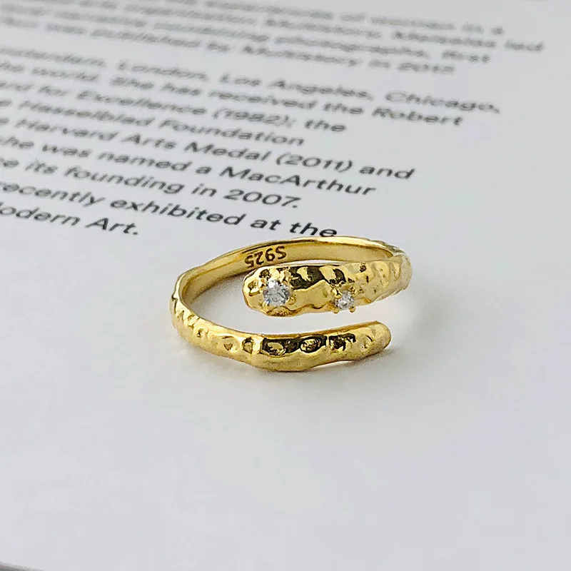 VIANRLA 925 sterling silver high quality Irregular pattern ring female thin ring for women
VIANRLA 925 sterling silver high quality Irregular pattern ring female thin ring for women