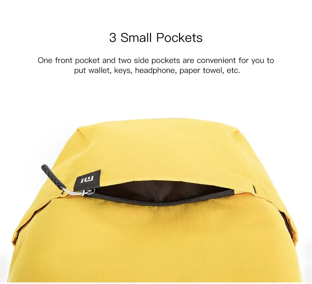 Wholesale Original Xiaomi Colorful Small Backpack 10L 8 Colors Leisure Sports Bags Mini Backpack