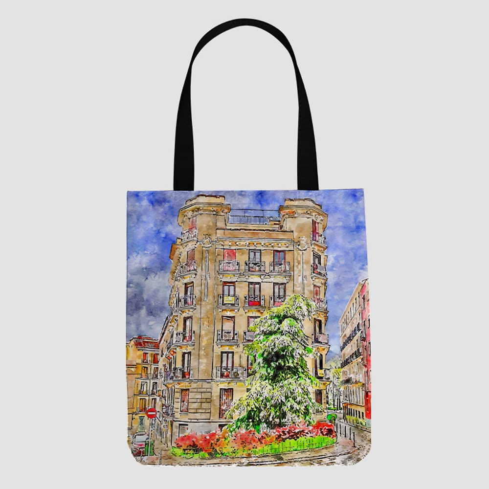 2021 custom canvas hand shopping bags shoulder Oil painting style designer brand handbags fashion trends for ladies men tote bag
2021 custom canvas hand shopping bags shoulder Oil painting style designer brand handbags fashion trends for ladies men tote bag