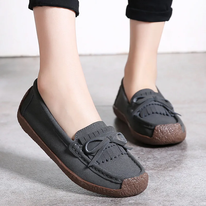 Loafers for Women: Leather Slip-On Comfortable Driving Moccasins Ballet Flats Casual Slip-on Loafers Shoes
Loafers for Women: Leather Slip-On Comfortable Driving Moccasins Ballet Flats Casual Slip-on Loafers Shoes
