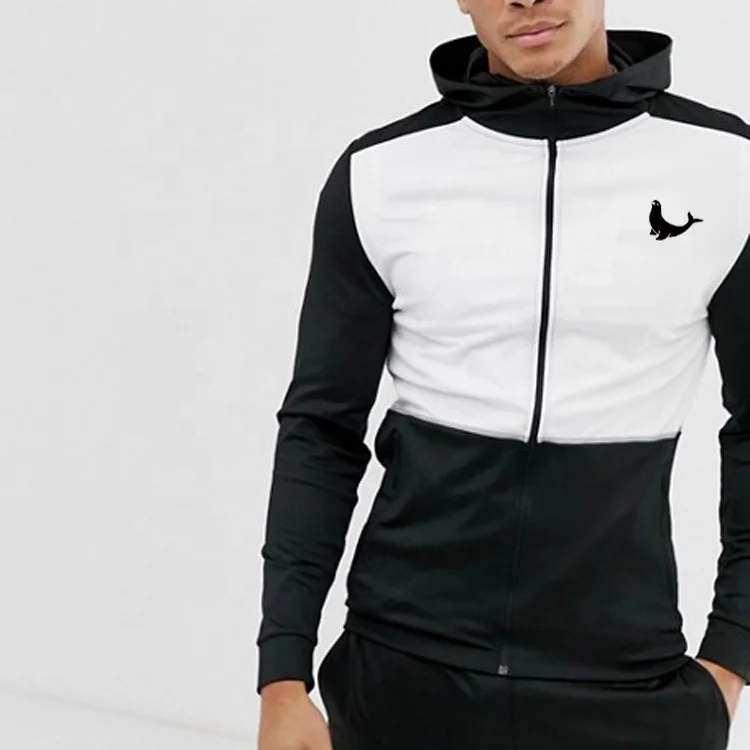 new wholesale regular fit mens zipper training hoodies with quick dry and contrast panels with side pockets and fitted trims, Black/white
new wholesale regular fit mens zipper training hoodies with quick dry and contrast panels with side pockets and fitted trims, Black/white