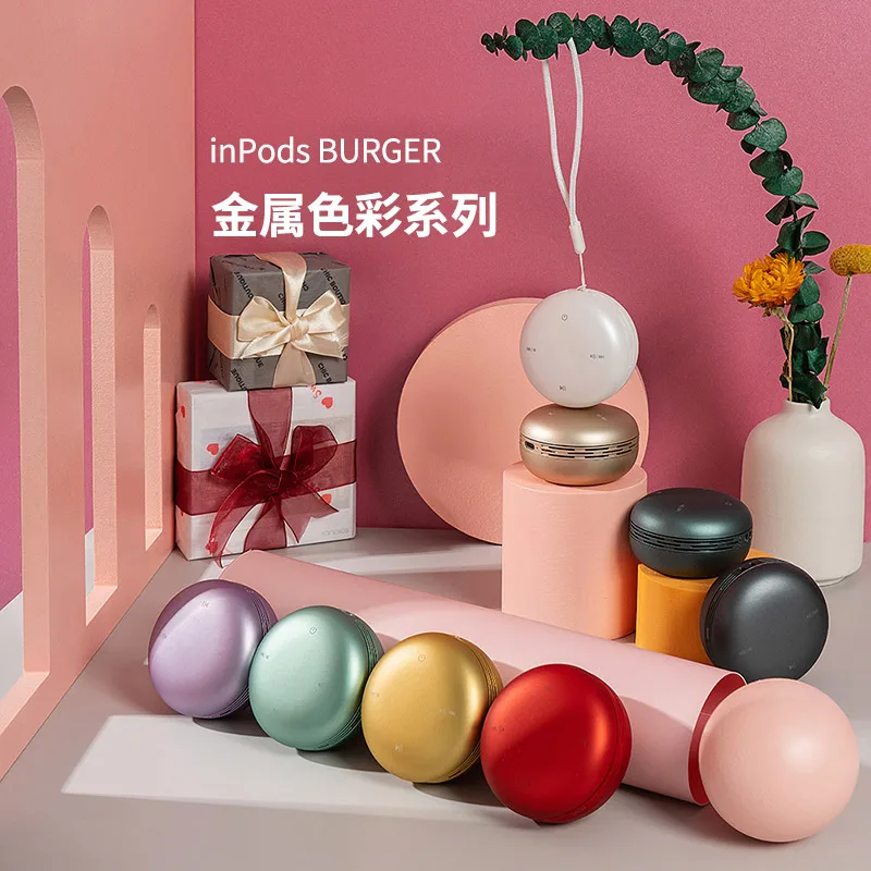 Mini Hamburg Speaker Sound System Stereo Music Surround Travel Outdoor Portable inpods Burger Wireless Speakers Support TWS, Customized
Mini Hamburg Speaker Sound System Stereo Music Surround Travel Outdoor Portable inpods Burger Wireless Speakers Support TWS, Customized