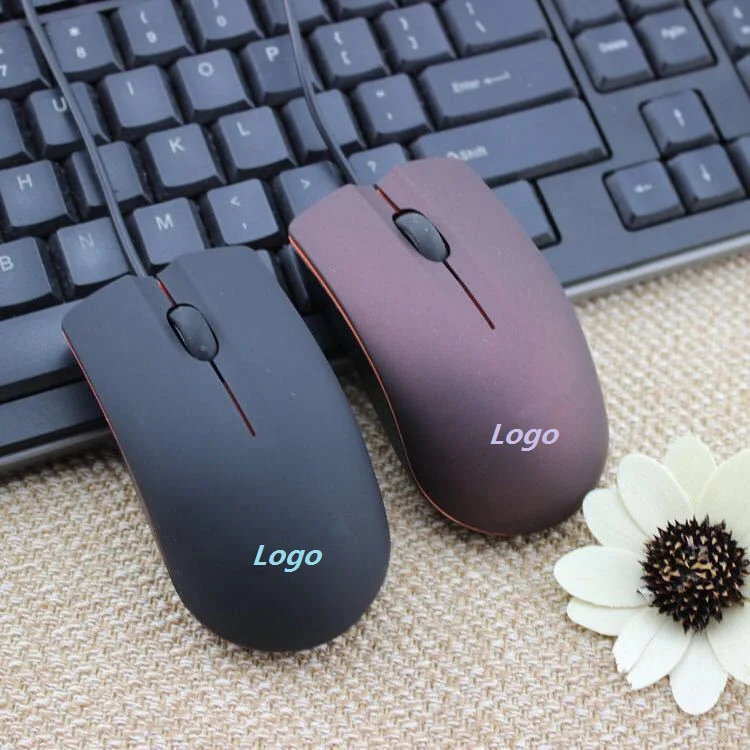 

M20 Wired Computer Mouse With Logo PC Optical Wheel Mice USB 2.0 Frosted Surface Cheap Wholesale Retail Packing
