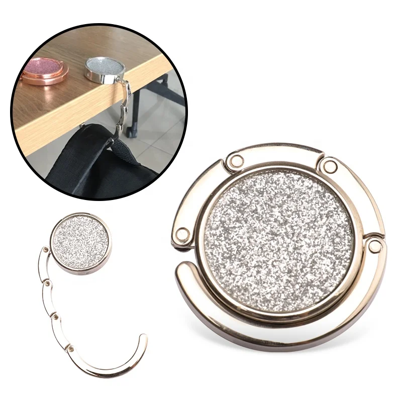 Portable Foldable Fashion Design Purse Bag Hanger Hook for Table Hanger, Customized color
Portable Foldable Fashion Design Purse Bag Hanger Hook for Table Hanger, Customized color