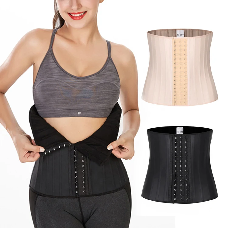 Wholesale Slimming Body Shaper Women Waist Shaper 3 Hook 25 Steel Bone Latex Waist Trainer, Balck/skin
Wholesale Slimming Body Shaper Women Waist Shaper 3 Hook 25 Steel Bone Latex Waist Trainer, Balck/skin