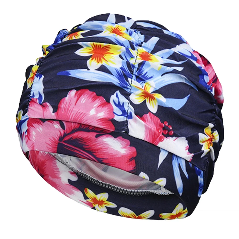 Ladies Multi Flowers Printed Fabric Swim Pool Sport Swimming Cap Protect Long Hair Ear Large Nylon Bathing Caps Hat Turban, Picture
Ladies Multi Flowers Printed Fabric Swim Pool Sport Swimming Cap Protect Long Hair Ear Large Nylon Bathing Caps Hat Turban, Picture
