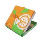 12" Length x 12" Width x 1-7/8" Height or customized Clay Coated Kraft Paperboard White Pizza Box