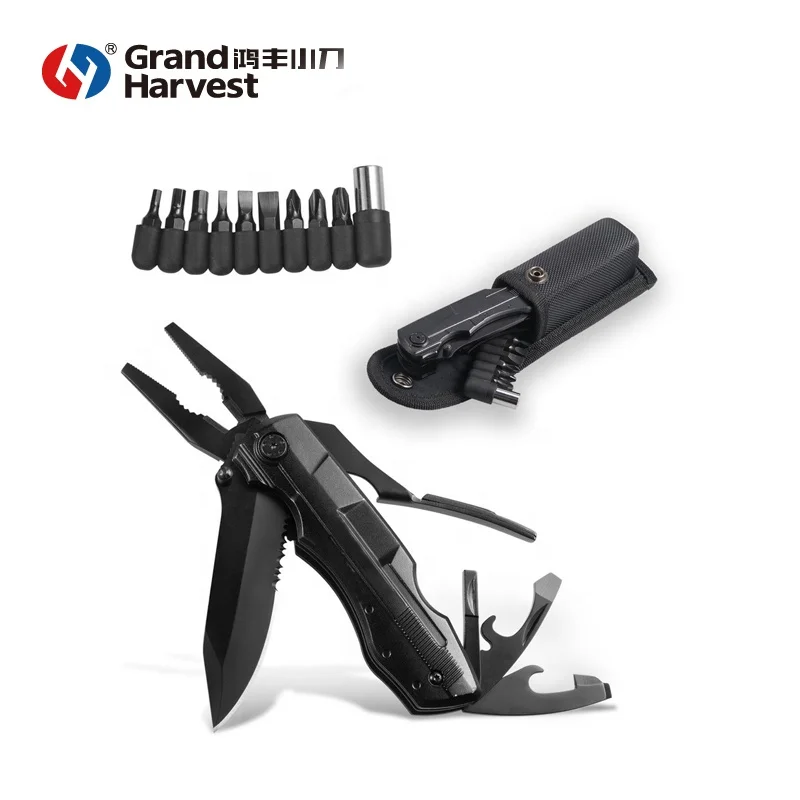 LOW MOQ 5-In-1 Multi-Purpose Pocket Folding Knife Plier Kit In Durable Black Oxide Stainless Steel Multitool Knife
LOW MOQ 5-In-1 Multi-Purpose Pocket Folding Knife Plier Kit In Durable Black Oxide Stainless Steel Multitool Knife