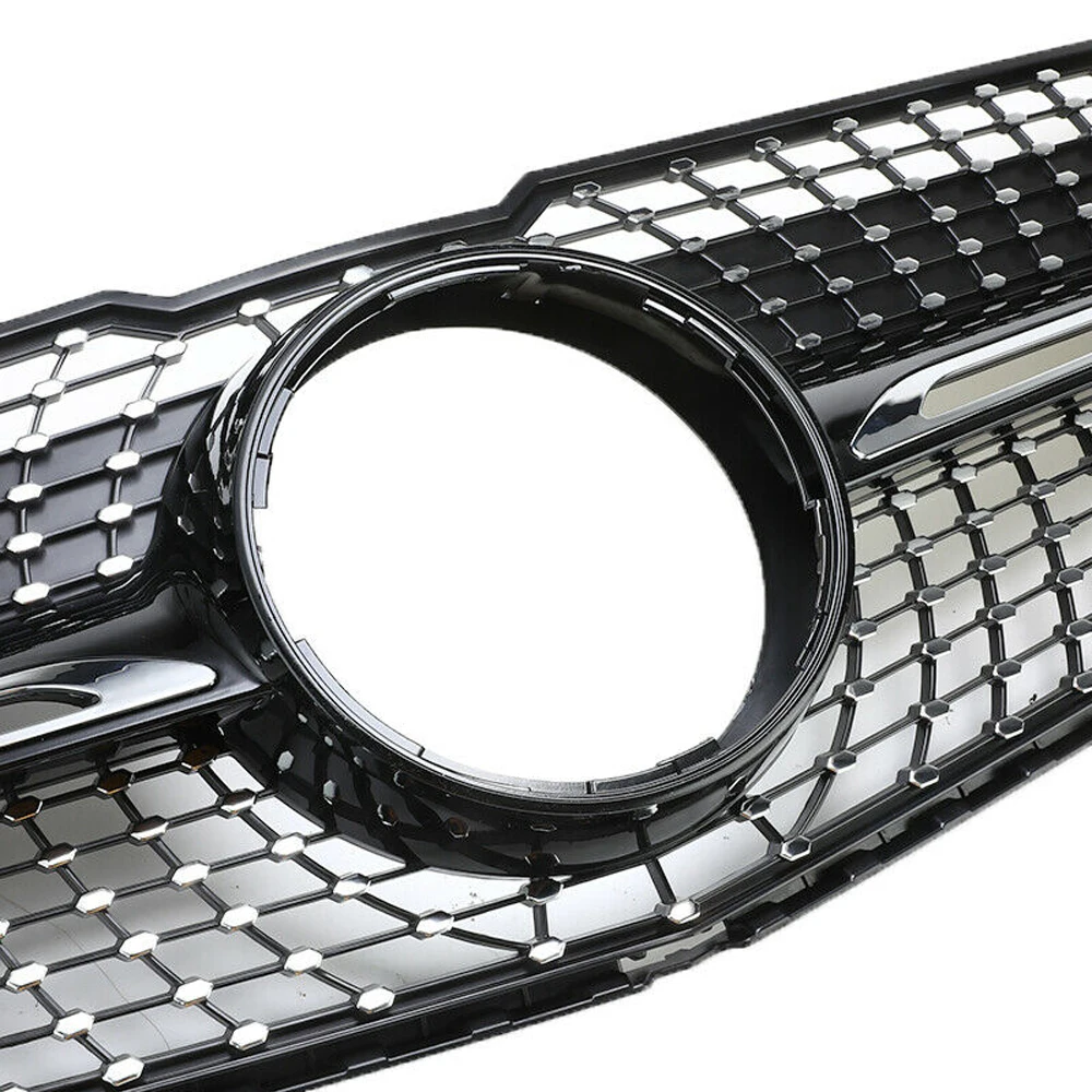 High Quality ABS Front Middle Grille For Mercedes Benz GLK-Class X204 GLK260 GLK300 GLK350 2013-2015 Year