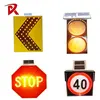 Traffic Arrow Solar LED Warning Directional Chevron Sign