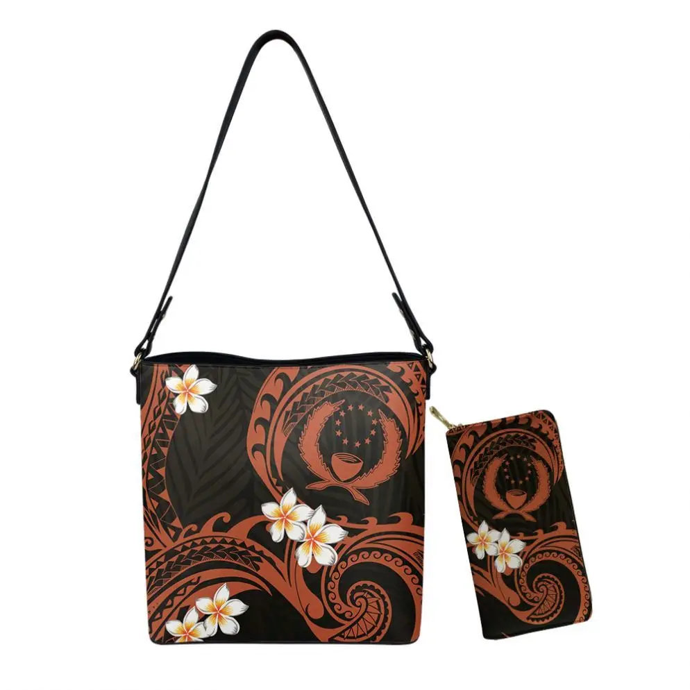 Polynesian Pohnpei Plumeria Brown Print Shoulder Bag Women Small Shoulder Bags Women with Wallet Set Women Shoulder Bags Ladies, Customized color
Polynesian Pohnpei Plumeria Brown Print Shoulder Bag Women Small Shoulder Bags Women with Wallet Set Women Shoulder Bags Ladies, Customized color