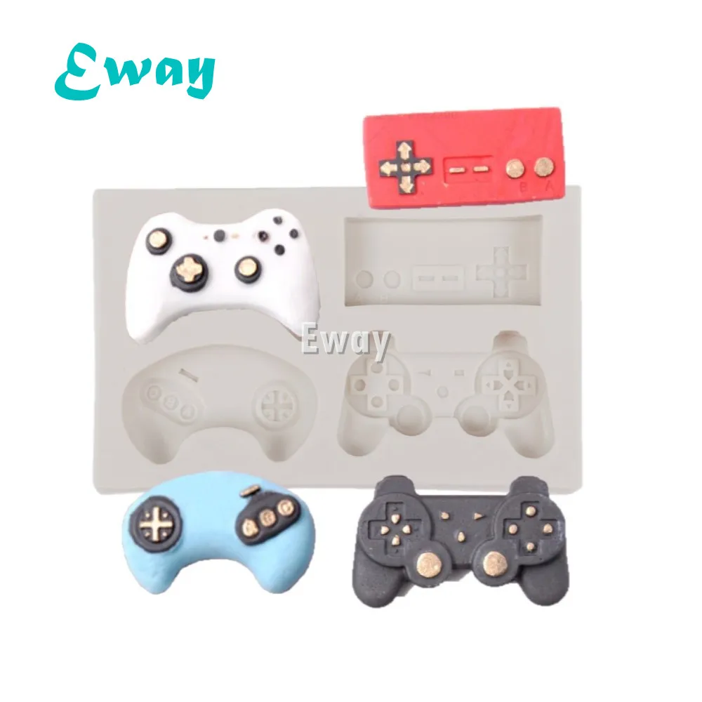 New Game Controller Gamepad Silicone Mould Video Game Controller Fondant Mold For Cupcakes Resin Clay Gumpaste, Greyish white/pink
New Game Controller Gamepad Silicone Mould Video Game Controller Fondant Mold For Cupcakes Resin Clay Gumpaste, Greyish white/pink
