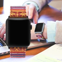 JUELONG 2019 New Ethnic Fabric For Apple Watch Band 38mm 42mm Woven Nylon Fabric Strap
JUELONG 2019 New Ethnic Fabric For Apple Watch Band 38mm 42mm Woven Nylon Fabric Strap