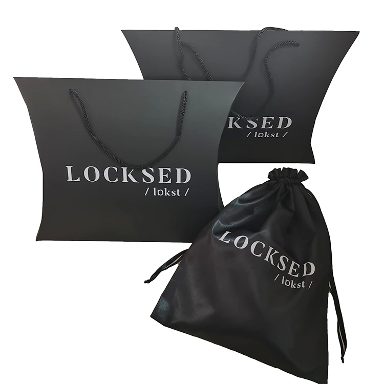 Custom logo printed black matte cardboard box screen printing handles paper clothing box
Custom logo printed black matte cardboard box screen printing handles paper clothing box