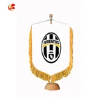 wholesale polyester banner printing checkered church juventus flags and banners