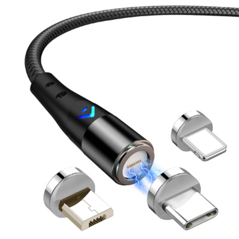 Fast delivery 2nd Gen 540 Rotation Micro USB Type C magnetic charging cable Nylon Braided Magnetic Fast Charging Usb Cable, Red silver black gold
Fast delivery 2nd Gen 540 Rotation Micro USB Type C magnetic charging cable Nylon Braided Magnetic Fast Charging Usb Cable, Red silver black gold