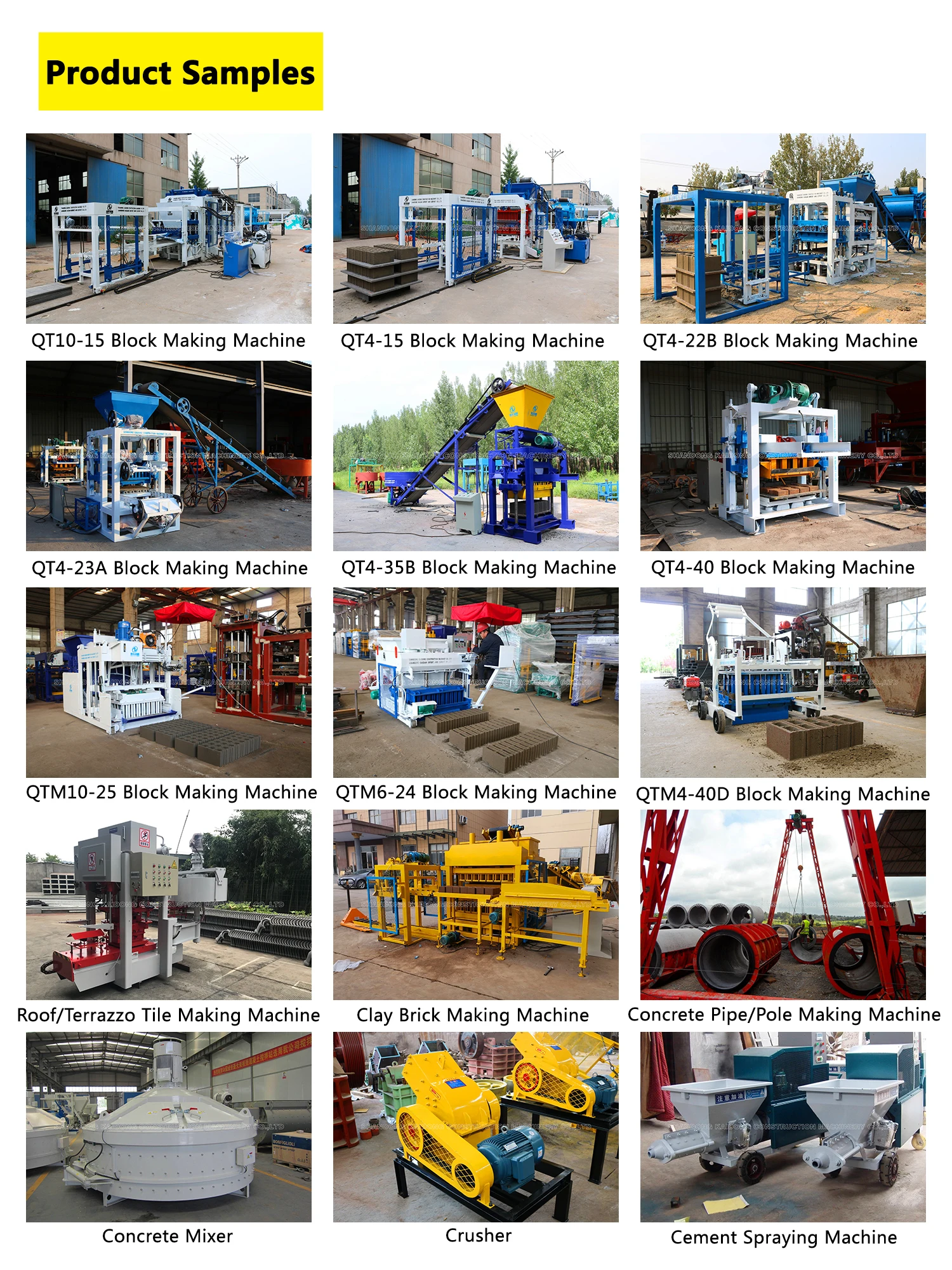 QTM6 Movable automatic widely used concrete block making machine for sale in usa