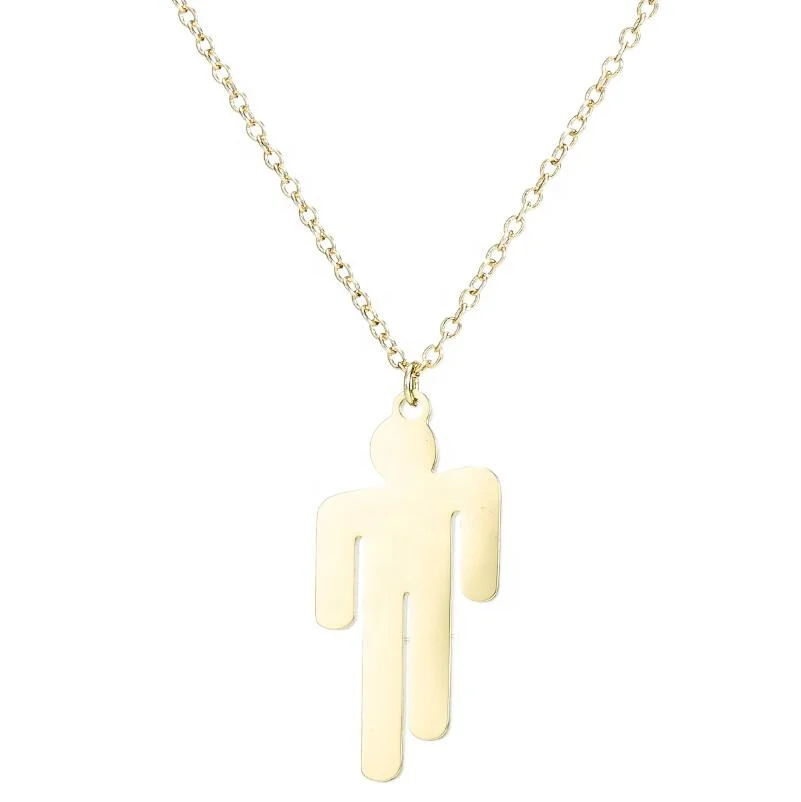 High quality Billie Eilish Pendant Necklace Chain Stainless Steel Necklace Personalized Gifts
High quality Billie Eilish Pendant Necklace Chain Stainless Steel Necklace Personalized Gifts