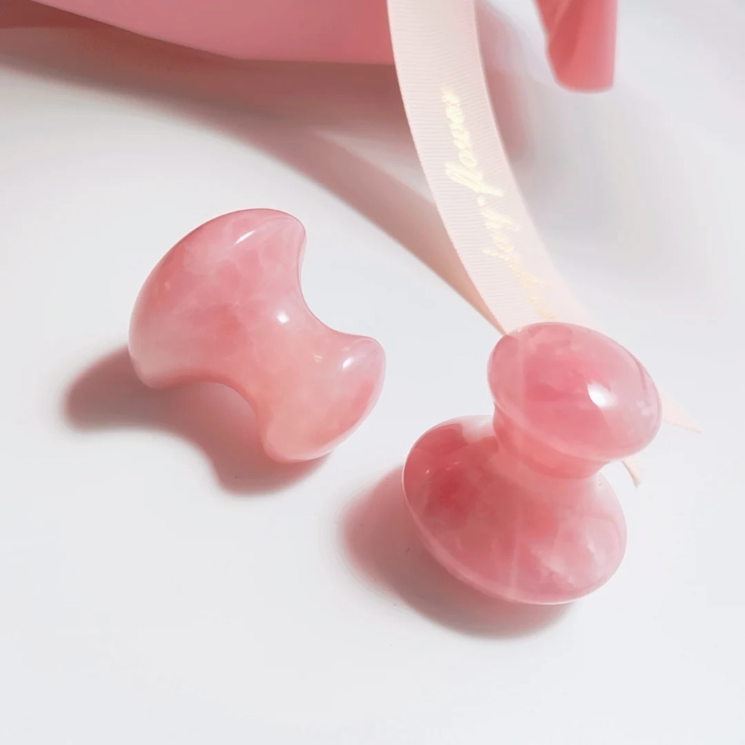Natural crystal Pink quartz stone in mushroom shape Rose Quartz body massage tool for anti aging
Natural crystal Pink quartz stone in mushroom shape Rose Quartz body massage tool for anti aging