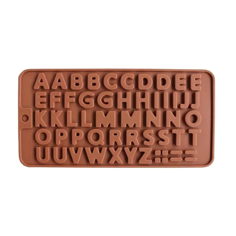 Food Grade Non-stick Silicone Candy Mold Silicone English Letters Chocolate Alphabet Chocolate Mold
Food Grade Non-stick Silicone Candy Mold Silicone English Letters Chocolate Alphabet Chocolate Mold