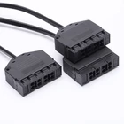 1 2 3 4 way 12V power junction box with indoor terminal block low voltage junction box splitter connection box
