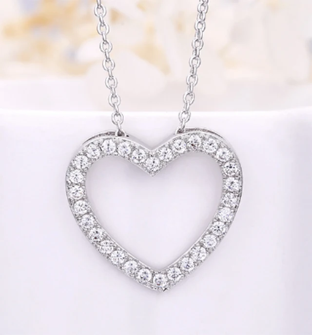 18k Gold Jewelry Heart Necklace For Women Love Pendant, Picture
18k Gold Jewelry Heart Necklace For Women Love Pendant, Picture