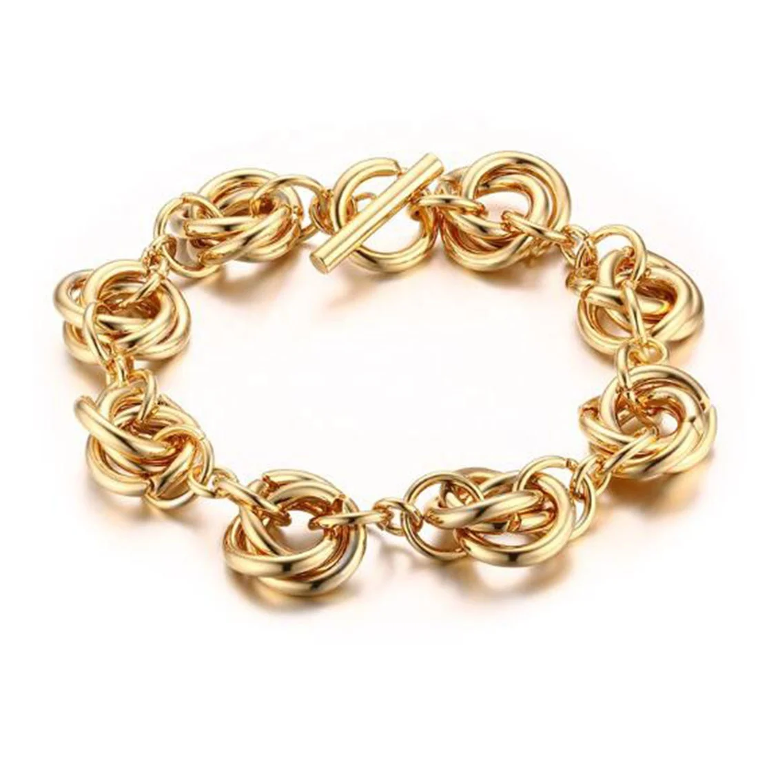 BRJSF00140 Luxury Womens Stainless Steel Twisting Rolo Chain Bracelet 18K Gold Plated Wholesale
BRJSF00140 Luxury Womens Stainless Steel Twisting Rolo Chain Bracelet 18K Gold Plated Wholesale