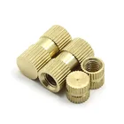 Custom M3 M4 M5 M6 Double hole hexagon copper knurled rivet and nut