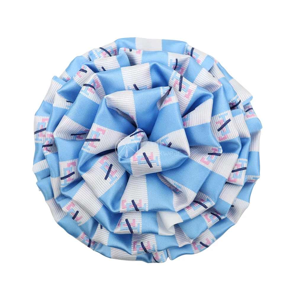 Custom Greek Sorority Jack and Jill Logo Brooch Blue White Striped Polyester Flower Lapel Pins Wholesale
Custom Greek Sorority Jack and Jill Logo Brooch Blue White Striped Polyester Flower Lapel Pins Wholesale