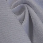 100% Polyester 140gsm 160cm Unshiny Matt White Color Suede Fabric